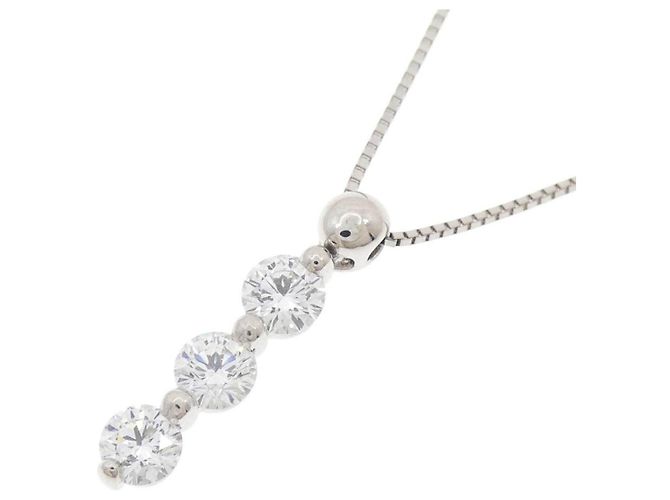 Autre Marque Collar de diamantes Pt950 Pt850 Plata - vista 3