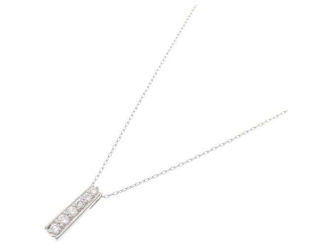 Autre Marque Collar de diamantes PT900 PT850 Plata - vista 2