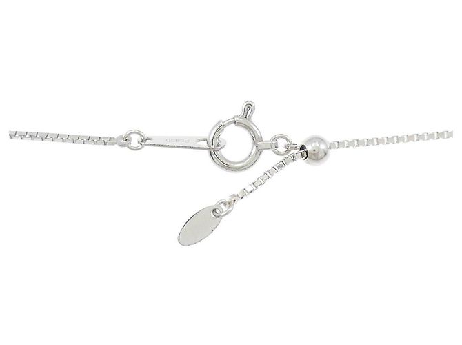Autre Marque Collana in Pt900 Pt850 Tormalina e Diamanti Argento - vista 5