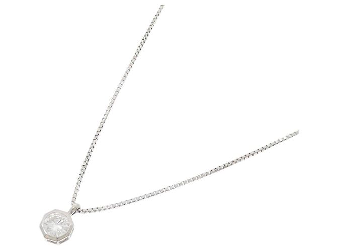 Autre Marque Collar de diamantes PT900 PT850 Plata - vista 2