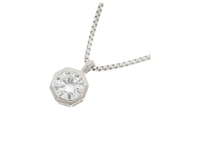 Autre Marque Collar de diamantes PT900 PT850 Plata - vista 3