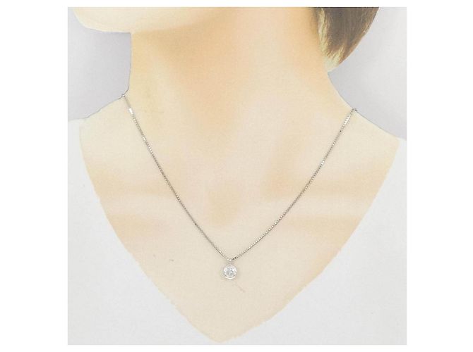 Autre Marque Collar de diamantes PT900 PT850 Plata - vista 6