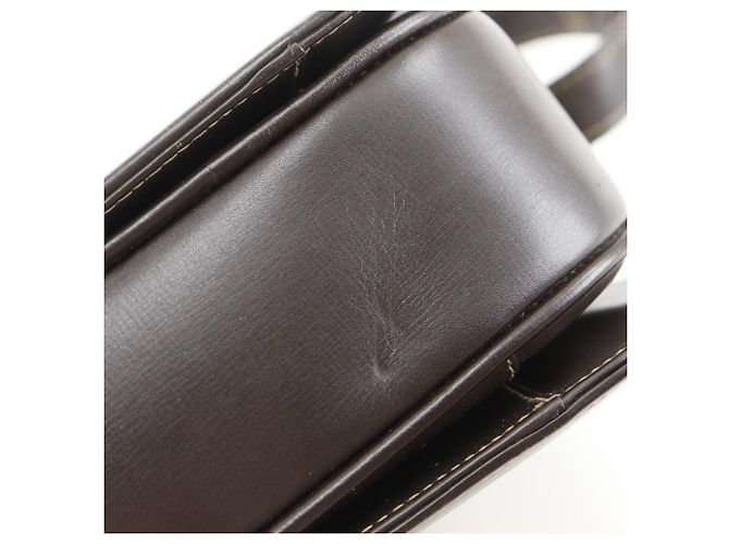Céline Celine Vintage Canvas Calf Handtasche Braun - Ansicht 10