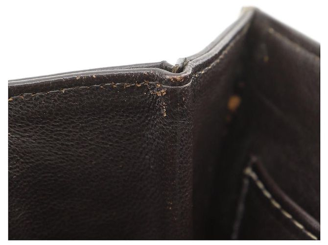 Céline Celine Vintage Canvas Calf Handtasche Braun - Ansicht 9