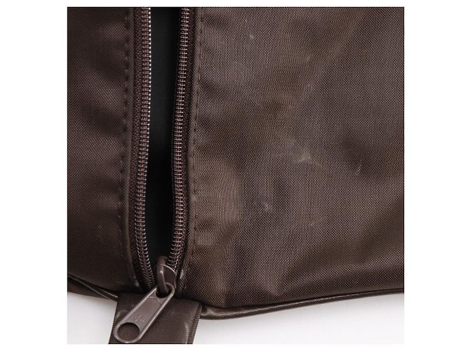 Gabardina de algodón Monogram Louis Vuitton Castaño - vista 10