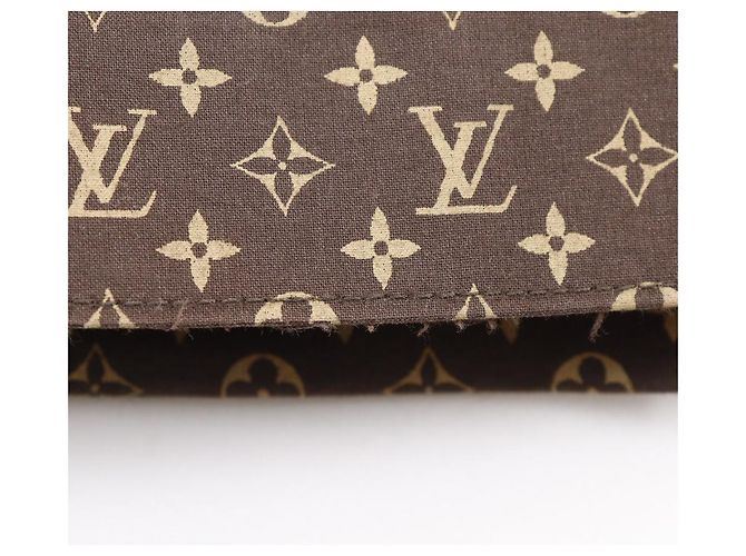 Gabardina de algodón Monogram Louis Vuitton Castaño - vista 8