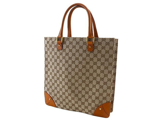 Bolso Tote Gucci GG Canvas Castaño - vista 2