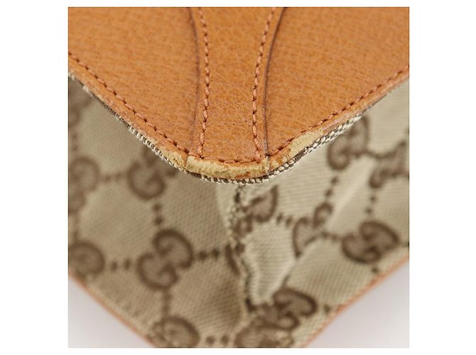 Bolso Tote Gucci GG Canvas Castaño - vista 6