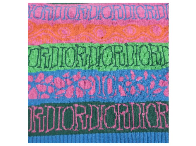 Autre Marque Jersey de lana Dior Shawn Stussy Multicolor - vista 4