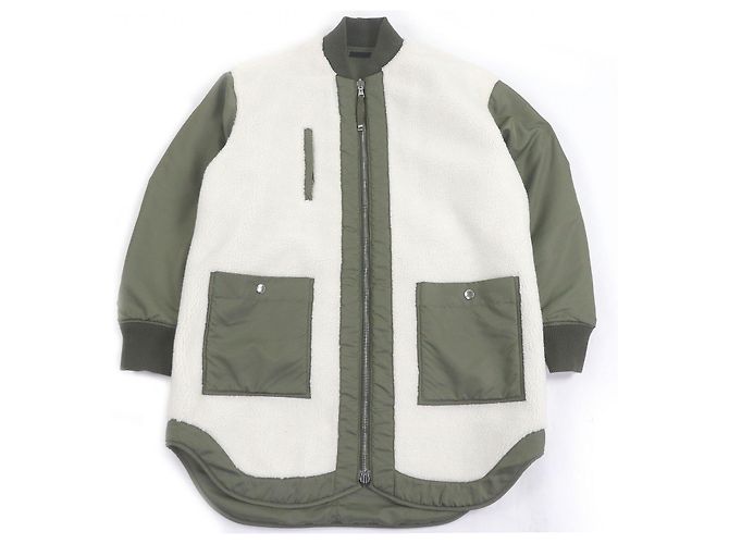 Autre Marque Abrigo de nylon DIESEL BLACK GOLD JULYT Verde Caqui - vista 2