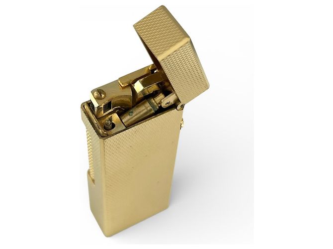 Alfred Dunhill Accendino Dunhill Square Diamond Head Accessorio per fumatori D'oro - vista 5
