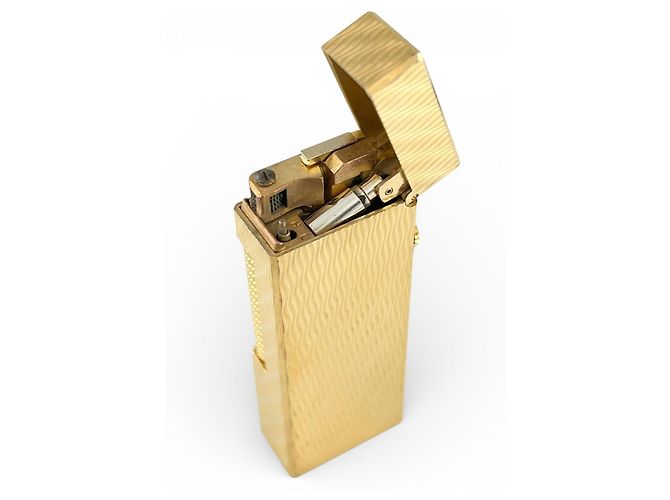 Alfred Dunhill Briquet Dunhill Doré - vue 5