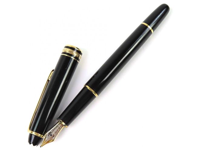 Estilográfica Montblanc Meisterstück 14K Negro - vista 2