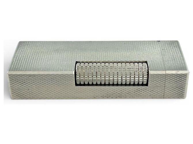 Alfred Dunhill Dunhill All-Over Pattern Lighter Smoking Accessory Silvery - view 3
