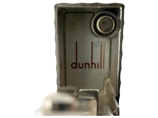 Alfred Dunhill Dunhill Square Line Pattern Feuerzeug Raucherzubehör Silber - Ansicht 6