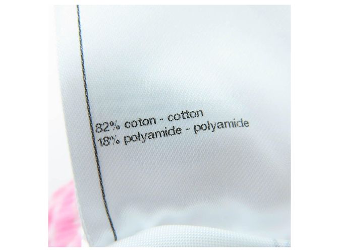Top de punto en mezcla de algodón CHANEL COCO Mark Rosa - vista 7