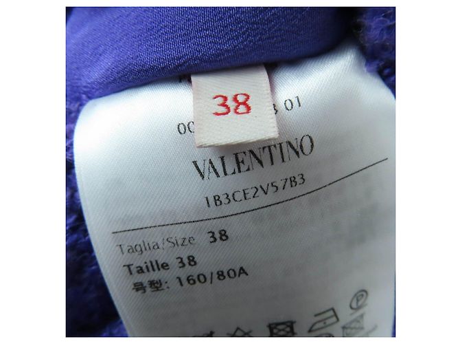 Chaqueta de algodón Valentino Roman Stud Púrpura - vista 9