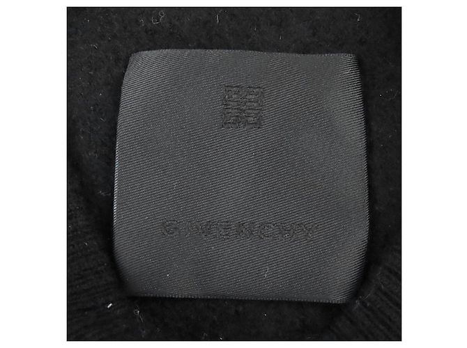 Maglione in lana Givenchy logo 4G Nero Bianco - vista 4