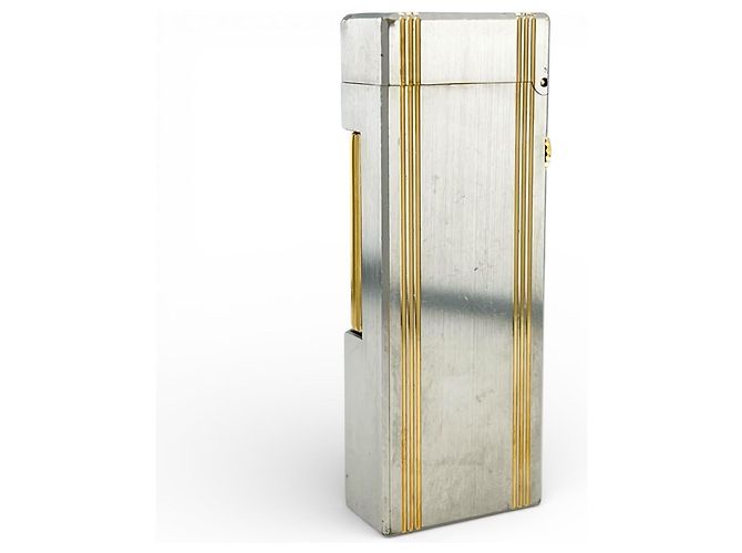 Alfred Dunhill Briquet Dunhill Argenté - vue 2