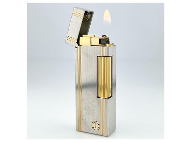 Alfred Dunhill Briquet Dunhill Argenté - vue 4