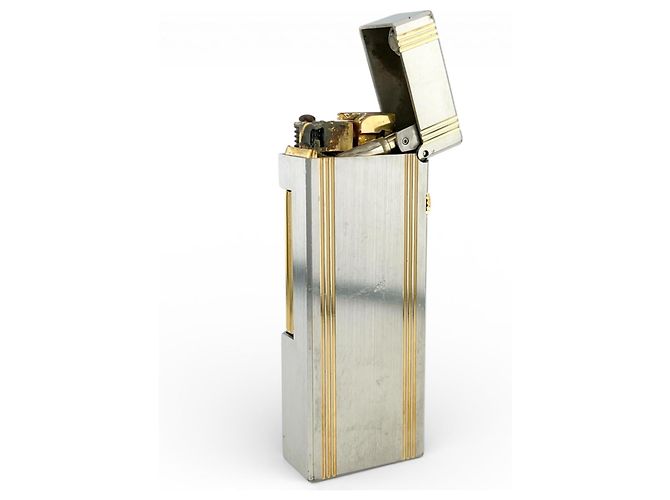 Alfred Dunhill Briquet Dunhill Argenté - vue 5