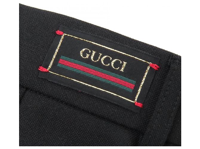 Gucci Polyesterhose mit Logo-Patch Schwarz - Ansicht 8