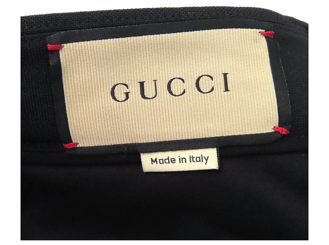 Gucci Polyesterhose mit Logo-Patch Schwarz - Ansicht 9