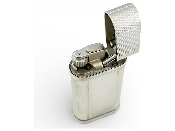 Encendedor Cartier Godron Plata - vista 6