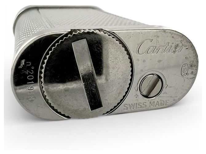 Encendedor Cartier Godron Plata - vista 7