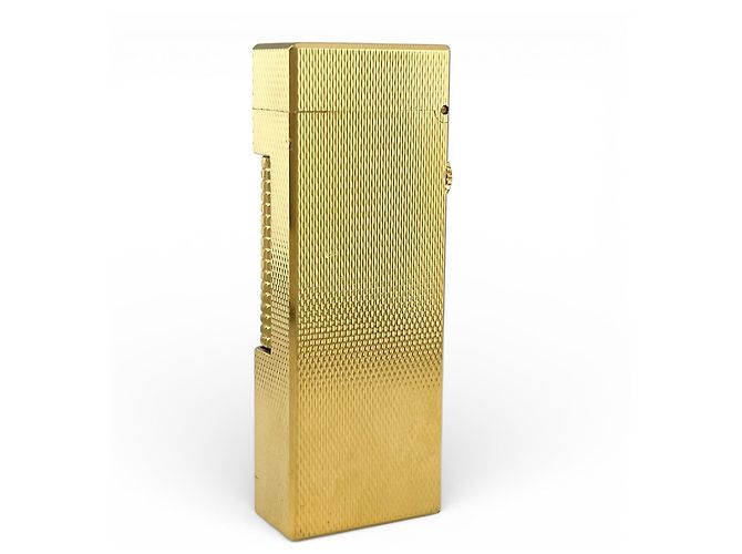 Alfred Dunhill Encendedor de rodillo Dunhill Square Dorado - vista 3