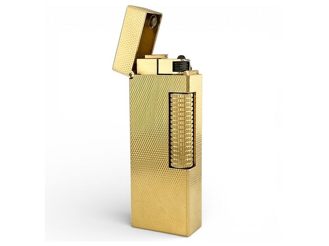 Alfred Dunhill Encendedor de rodillo Dunhill Square Dorado - vista 5