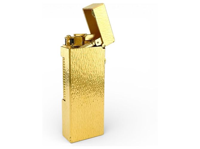 Alfred Dunhill Dunhill Feuerzeug Raucherzubehör Golden - Ansicht 6