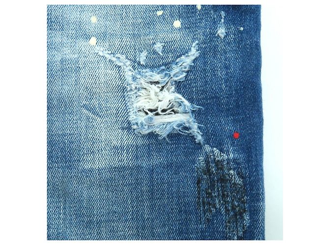 DSQUARED2 Cool Girl Cropped Jean Pantalones de denim de algodón Azul - vista 7