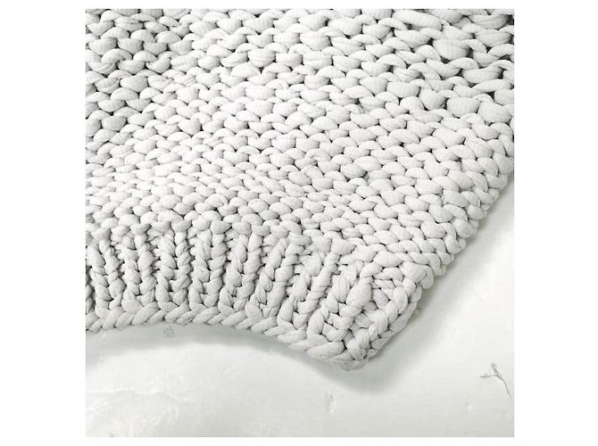 Autre Marque stein LILY YARN handgestrickter LS Polyester-Pullover Braun - Ansicht 10