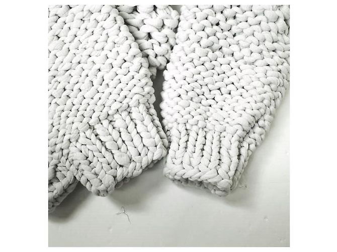 Autre Marque stein LILY YARN handgestrickter LS Polyester-Pullover Braun - Ansicht 9