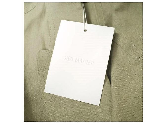 Autre Marque Hed Mayner CHAQUETA DOUBLE BREASTED FALLING BACK Chaqueta de lino Beige - vista 4