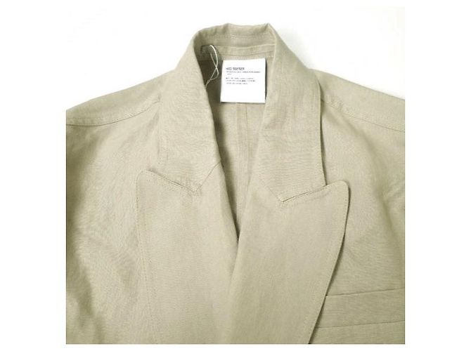 Autre Marque Hed Mayner CHAQUETA DOUBLE BREASTED FALLING BACK Chaqueta de lino Beige - vista 6