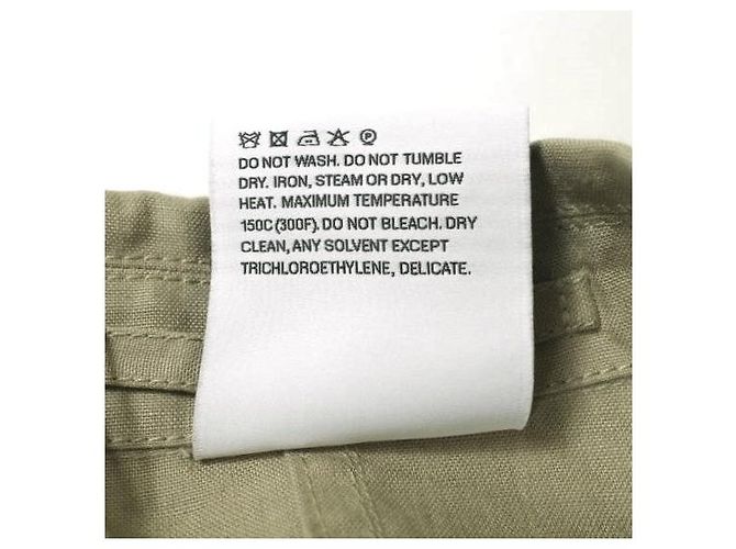 Autre Marque Hed Mayner CHAQUETA DOUBLE BREASTED FALLING BACK Chaqueta de lino Beige - vista 9