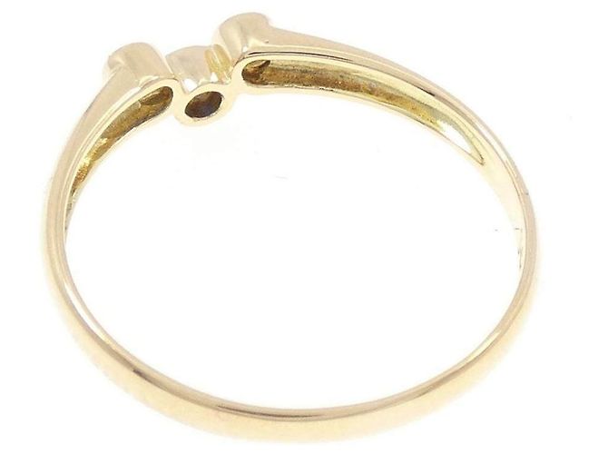 Autre Marque Anello Ginza Tanaka Au750 Zaffiro D'oro - vista 3