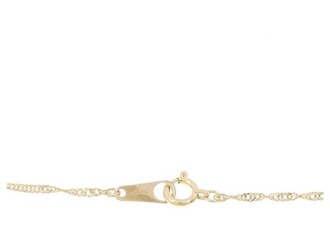 Autre Marque Au750 2WAY Blumen-Diamant-Halskette Golden - Ansicht 5
