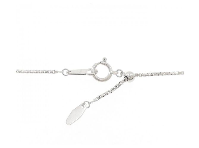 Autre Marque Au750 Halskette mit schwarzer Perle und Diamanten - Ansicht 5