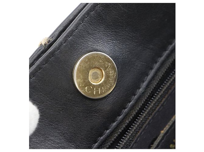 Borsa in vitello Chanel Wild Stitch Nero - vista 14