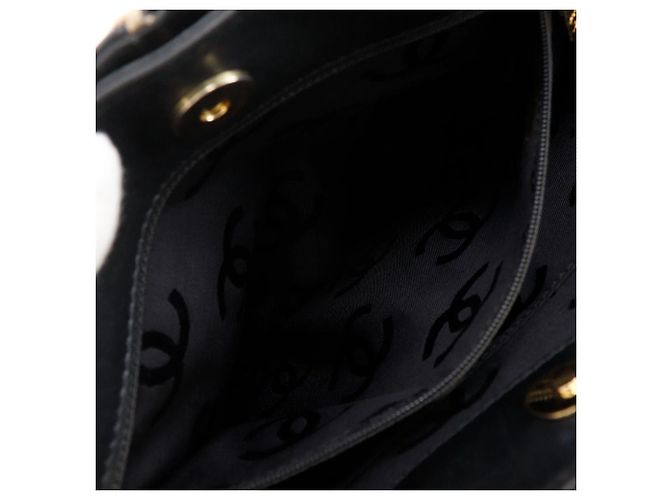 Borsa in vitello Chanel Wild Stitch Nero - vista 9