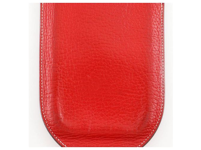Hermès In-the-Loop To Go Smartphone-Hülle aus Chèvre Rot - Ansicht 5
