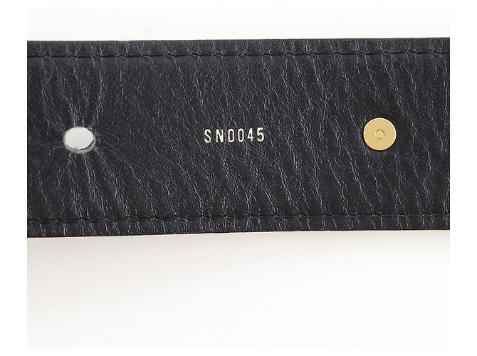 Louis Vuitton Sangle Gürtel aus Suhali-Leder Schwarz - Ansicht 11