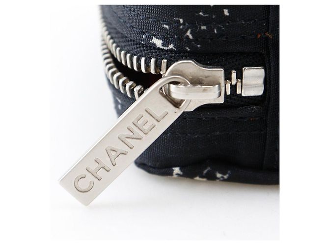Étui à bijoux Chanel Travel Line en nylon Noir - vue 12