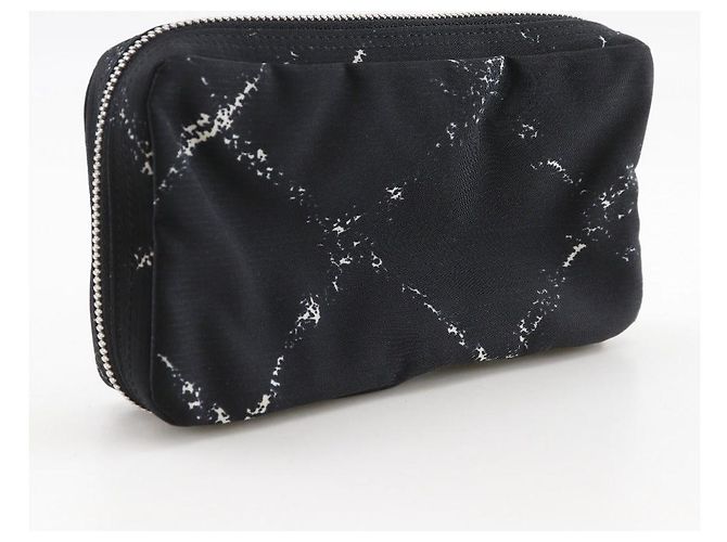 Étui à bijoux Chanel Travel Line en nylon Noir - vue 3