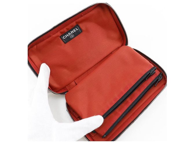 Étui à bijoux Chanel Travel Line en nylon Noir - vue 8
