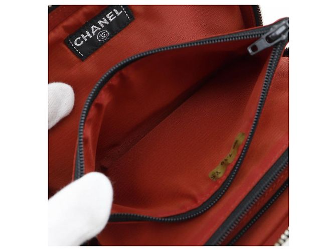 Étui à bijoux Chanel Travel Line en nylon Noir - vue 9
