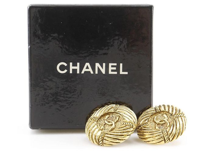 Chanel Coco Mark Ohrringe Golden - Ansicht 9